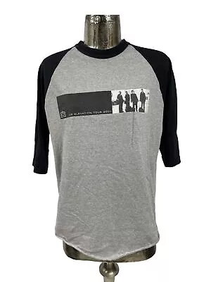 Buy U2 T-Shirt Size M/L 40 Vintage Concert Elevation Tour 2001 Mens Grey Not Us Ltd • 36.99£