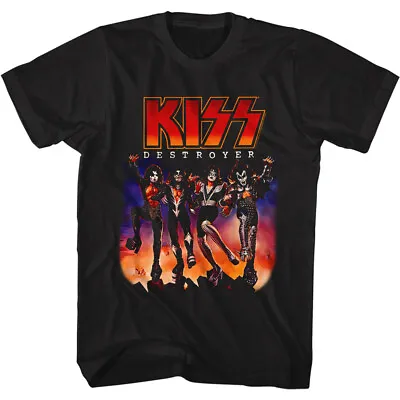Buy Kiss Destroyer Album Cover Adult T Shirt Metal Music Band Merch • 40.90£