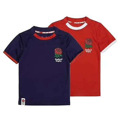 Buy Boys RFU Rugby Clothing Comfortable England T Shirt Sizes Age From 2 To 6 Yrs • 11.99£