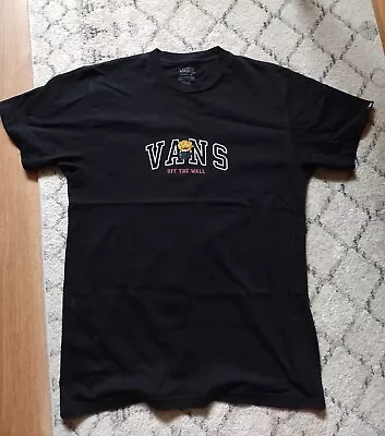 Buy Vans T Shirt Size Medium Black Off The Wall Mens Boys Unisex • 9.99£