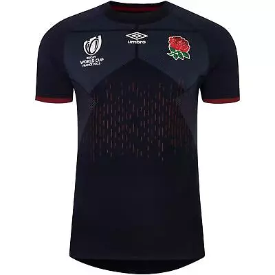 Buy Umbro England Rugby World Cup 2023 Mens Replica Alternate Shirt | Navy • 45£