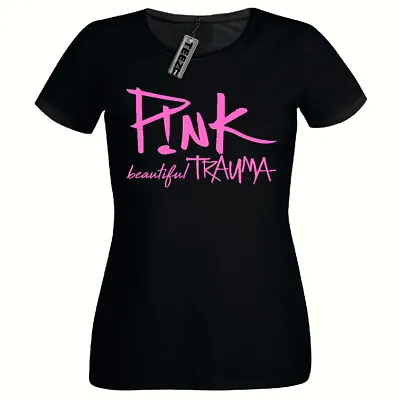 Buy Pink Beautiful TraumaTour Tshirt,Ladies Fitted Tshirt,Pink Tour Womens Tshirt • 9.99£