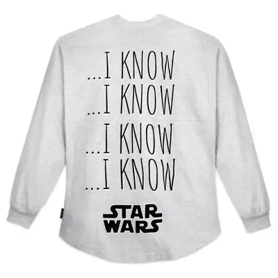 Buy Disney Store Star Wars 'I Know' Spirit Jersey - Valentines - XS & S - BNWT • 49.99£