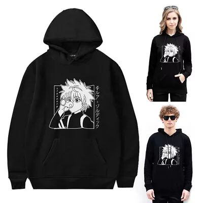 Buy Anime Hunter X Hunter Hoodie Killua Zoldyck Print Men Sweatshirt Pullover Jumper • 12.35£