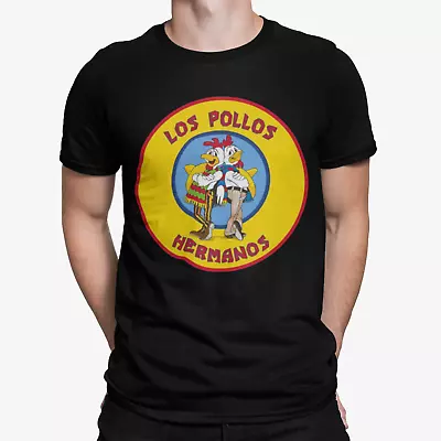 Buy Los Pollos Hermanos T-Shirt - Breaking Bad - Retro -Action -TV- American • 10.79£