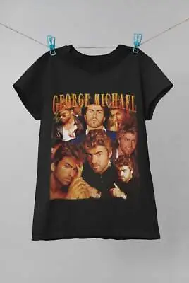 Buy George Michael Retro Shirt, George Michael Vintage Print T-Shirt, George Michael • 19.63£