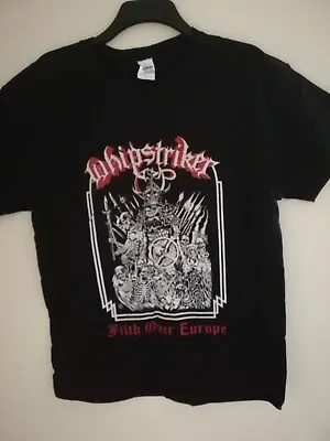 Buy Whipstriker Filth Over Europe 2016 Tour  Shirt Size L Thrash Slayer Anthrax • 10£