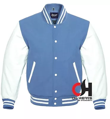 Buy Premium Handmade Letterman Varsity College Wool Jacket - Authentic Retro Style,  • 79.99£