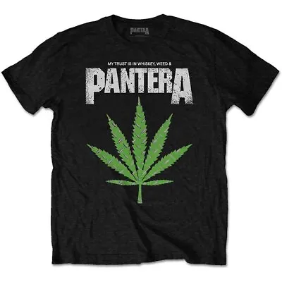 Buy Pantera Whiskey 'N Weed Official Tee T-Shirt Mens • 15.99£