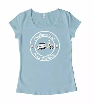 Buy Northern Soul Scooter Black And White Logo Women's T-Shirt • 12.95£