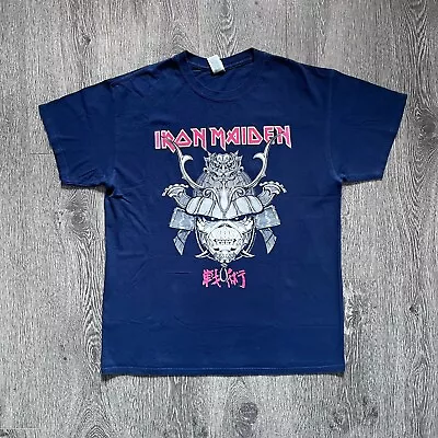 Buy Iron Maiden Senjutsu Gold Eddie Album T Shirt Men’s Large, Front & Back Graphic • 12.99£