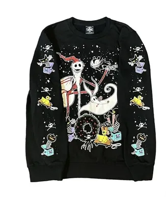 Buy Hot Topic The Nightmare Before Christmas Jack Skellington Sweatshirt Sz Xs • 17.06£