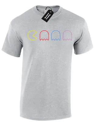 Buy Gaming Ghosts Mens T Shirt Tee Gamer Gaming Man Design Arcade Classic Pc • 7.99£