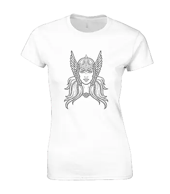 Buy Athena Goddess Ladies T Shirt Cool Ancient Greek God Hercules Spartan Warrior • 7.99£