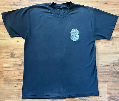 Buy Vintage Us Military Police T-shirt “Law And Order South Of The Border” Size M • 24.99£