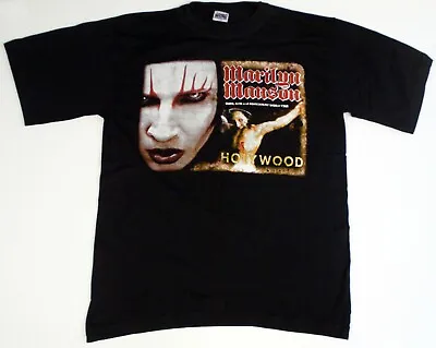 Buy Marilyn Manson Shirt Vintage Guns God And Government World Tour 2001 • 132.50£