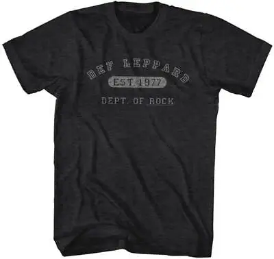 Buy Def Leppard Est 1977 Dept Of Rock Adult T Shirt Metal Music Merch • 40.90£