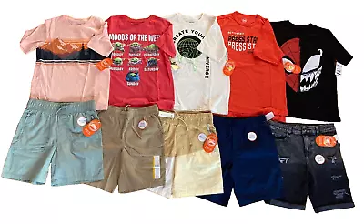 Buy New LOT Of BOY Size 10-12 Summer Clothes  Shorts & Graphic  T-shirts 10pcs • 52.82£