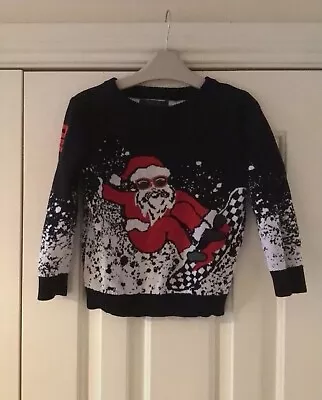 Buy Next Boys Christmas Jumper Aged 5 Years • 3£