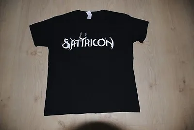 Buy Official Satyricon  White Logo  Large L T-shirt Mayhem Marduk Emperor Enslaved • 9.44£