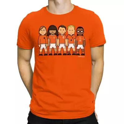 Buy Netherlands Football Legends VIPwees T-Shirt Mens Holland Gullit Cruyff Bergkamp • 13.99£