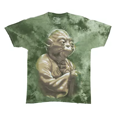 Buy STAR WARS Yoda Mens T-Shirt Green M • 10.99£
