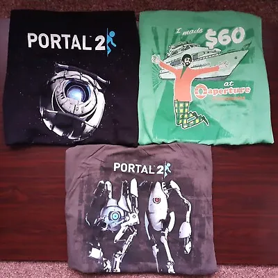Buy 3 X New Official Valve Jinx Portal T Shirts (never Worn Or Washed) (Size: Large) • 89£