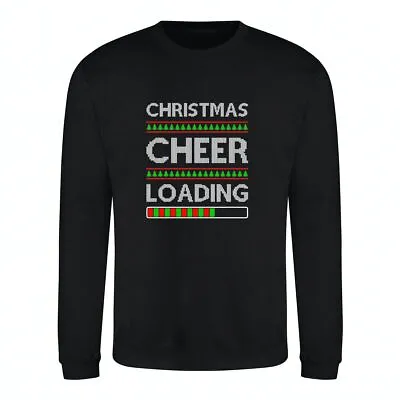Buy Merch Kingdom Festive Cheer Loading Christmas Funny Novelty Sweatshirt • 20.99£
