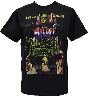 Buy Mens Horror T-Shirt Boris Karloff Bride Of Frankenstein Monster Classic S-5XL • 20.50£