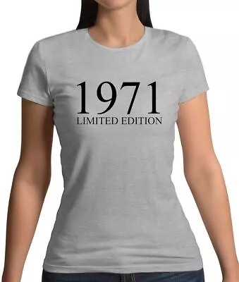 Buy Limited Edition 1971 - Womens T-Shirt - Birthday Present 53rd 53 Gift Age • 13.95£