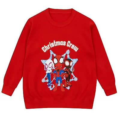 Buy Spidey And His Amazing Friends Christmas Sweatshirt | Marvel Christmas Jumper • 19.99£