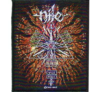Buy Nile Nilotic Rites Patch Patch Official Death Metal Band Merch  • 5.69£