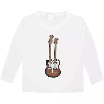 Buy 'Double Guitar' Children's / Kid's Long Sleeve Cotton T-Shirts (KL038520) • 9.99£