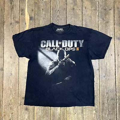 Buy Call Of Duty Black Ops 2 T-Shirt Mens Y2K Gaming Graphic Tee, Black XL • 80£