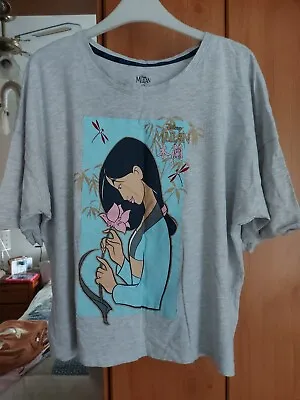 Buy Women's Primark Disney Mulan T-shirt Size M • 0.99£