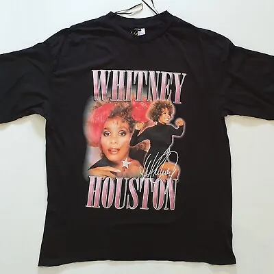 Buy Vintage Whitney Houston 2017 T-Shirt Medium Black • 19.99£