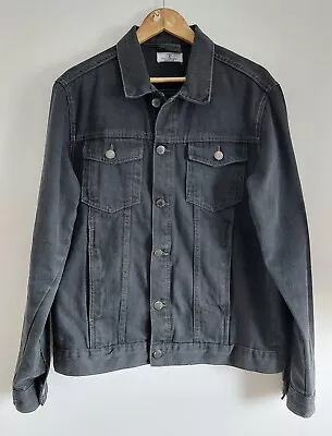 Buy Don't Think Twice Men's Black Denim  Jacket ,large  Very  Good  Used Condition • 19£