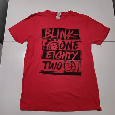 Buy Blink 182 Medium T-Shirt Band Music Red Tour 2017 Blink-182 • 29.95£