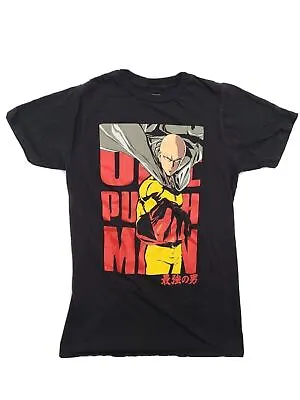 Buy One Punch Man Size Small Black Graphic Short Sleeve Shirt • 8.66£