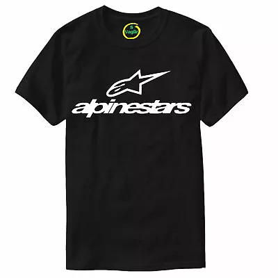Buy ALPINESTARS Printed Tee T Shirt Motorbike Moto GP Racing Racer Rossi VR46 Yamaha • 10.99£
