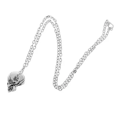 Buy Cool 3D Crazy Skull Necklace - Alternative Gothic Jewellery • 12.69£