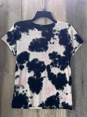 Buy SANCTUARY The PERFECT T-Shirt Tie Dye Women's XXS Pink/Black/White Soft Top • 11.36£