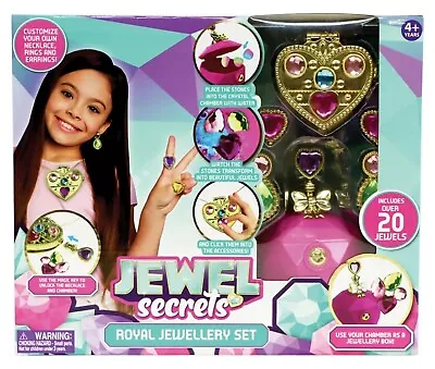 Buy Jewel Secrets Royal Jewellery Set With Magic Stones And Locket Toy Ages 4+ • 10.99£