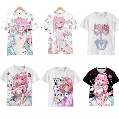 Buy Yumemi Riamu 3D T-Shirts Cosplay Cinderella Girls Sports Top Shirts Costumes • 10£