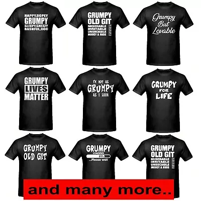 Buy Grumpy Funny Novelty T Shirts, Grumpy T Shirt, Grumpy Old Git T Shirt,20 Designs • 11.50£
