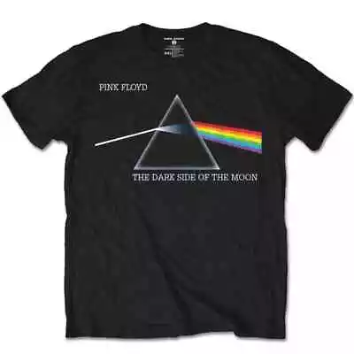 Buy Pink Floyd The Dark Side Of The Moon Album Unisex T-shirt, Black, Size Large • 15.75£
