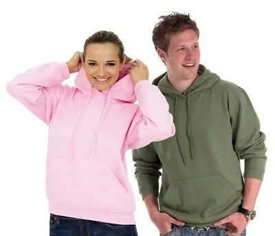 Buy Uneek Hoody Hoodie Hooded Sweatshirt Pocket Pouch Double Stitch Warm Regular Fit • 18.79£
