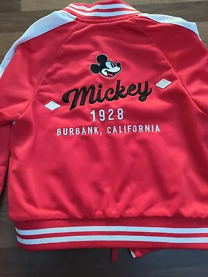 Buy Mickey Mouse Disney World Disney Land Kids Baseball Jacket Limited Edition Age 4 • 4.99£