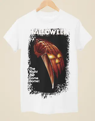Buy Halloween - Movie Poster Inspired Unisex White T-Shirt • 14.99£