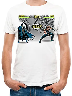 Buy Batman Vs Bane The Dark Knight DC Comics Official Tee T-Shirt Mens • 15.99£